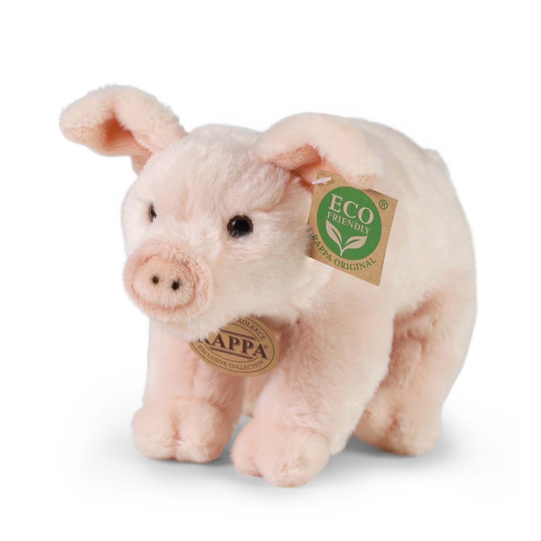 Plush domestic pig 20 cm