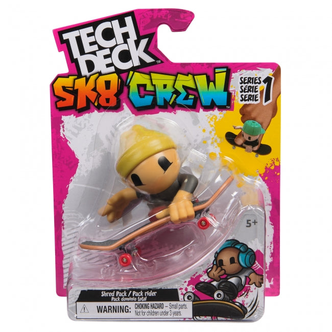 Tech Deck Sk8 Crew fingerboard with figure