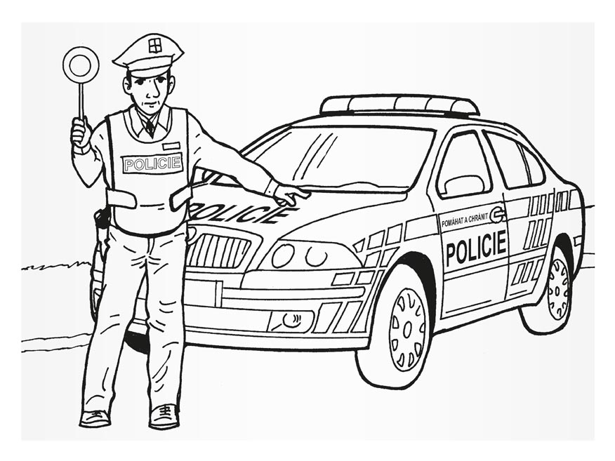 Police Colouring Book MFP A5