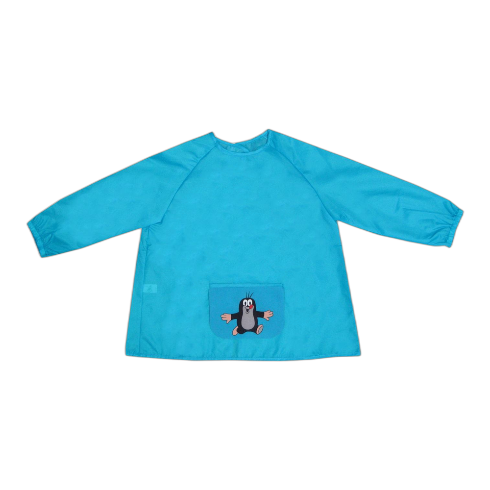 Little Mole children's apron size 110–116, turquoise