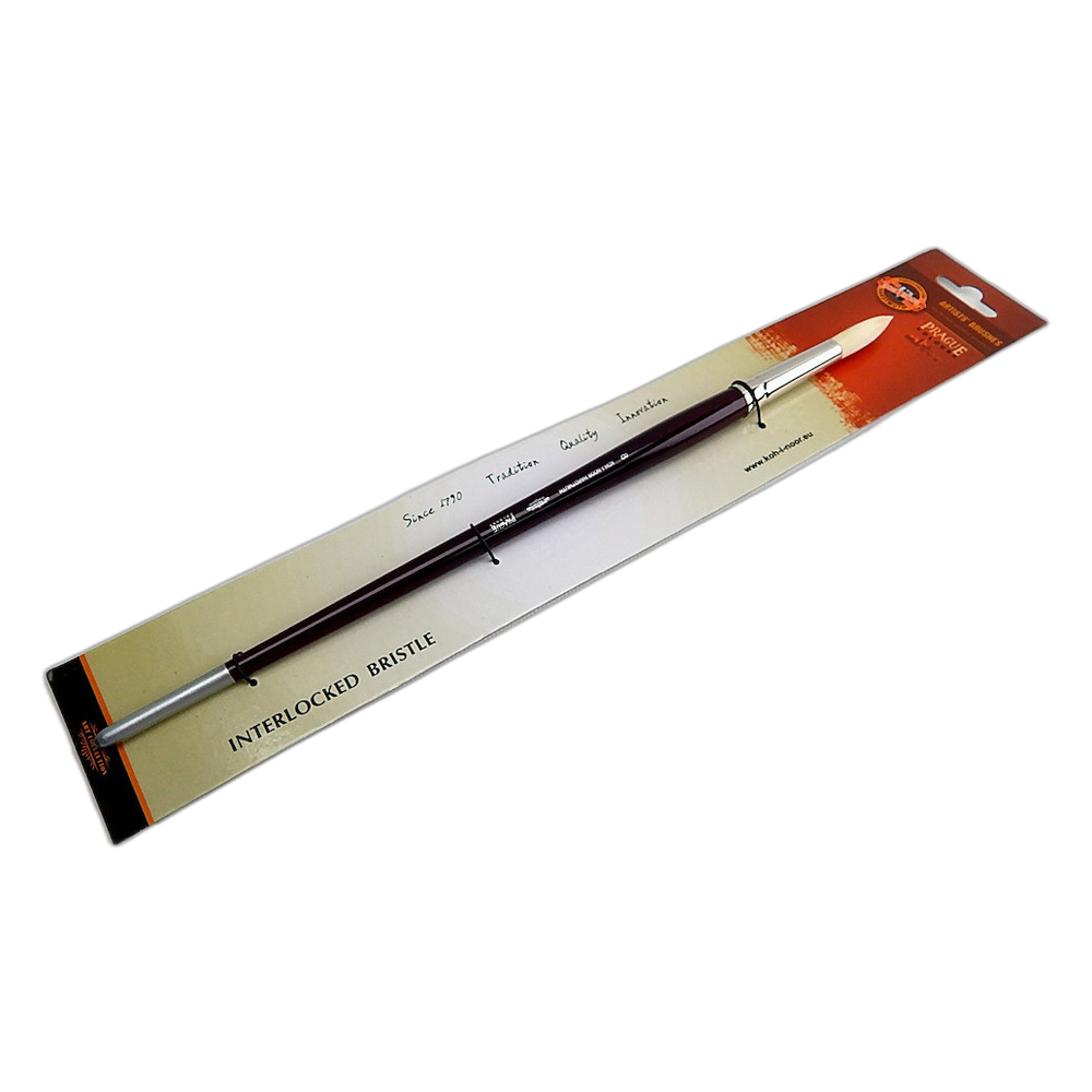 Koh-i-Noor Hog Bristle Round Brush 9935 Size 8