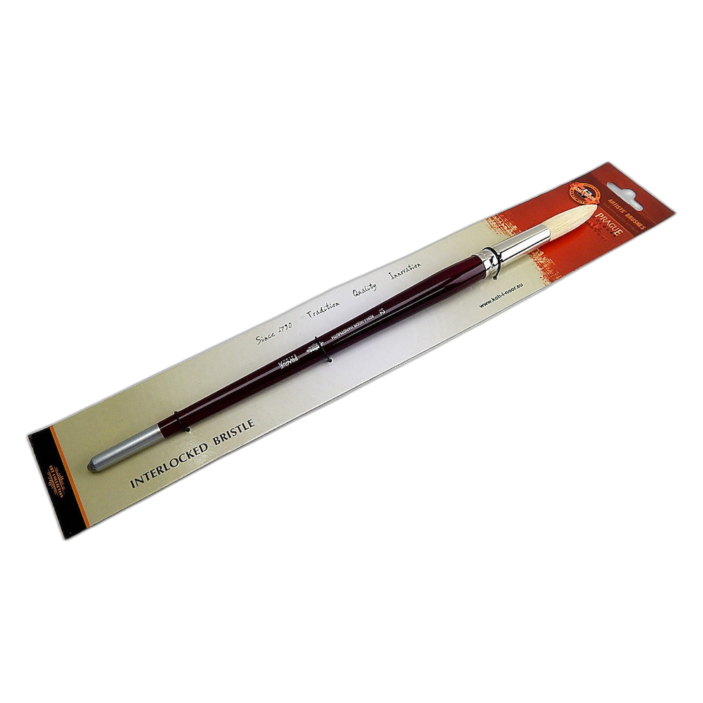 Koh-i-Noor Hog Bristle Round Brush 9935 Size 12