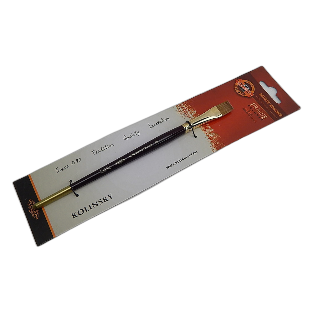 Koh-i-Noor Kolinsky Sable Flat Brush 9936 Size 6