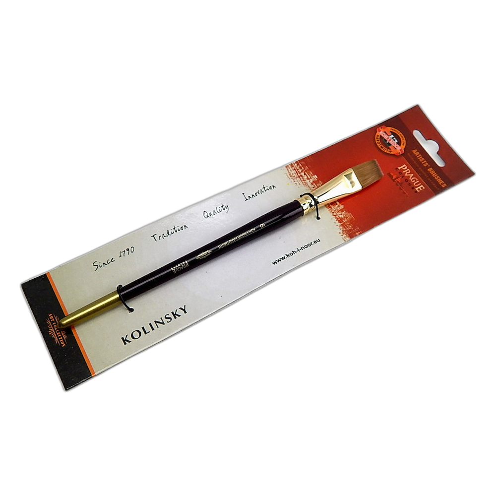 Koh-i-Noor Kolinsky Sable Flat Brush 9936 Size 8