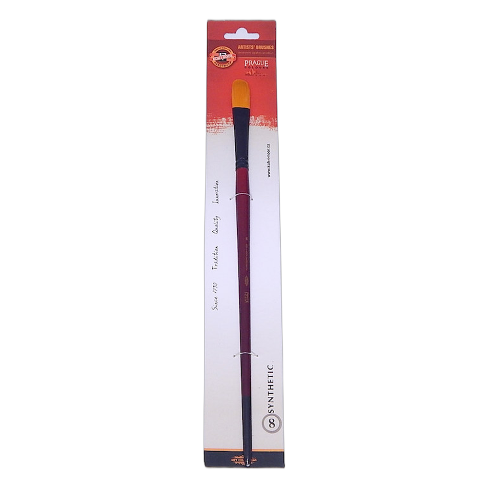 Koh-i-Noor Synthetic Artist Oval Filbert Brush 9936 Size 8