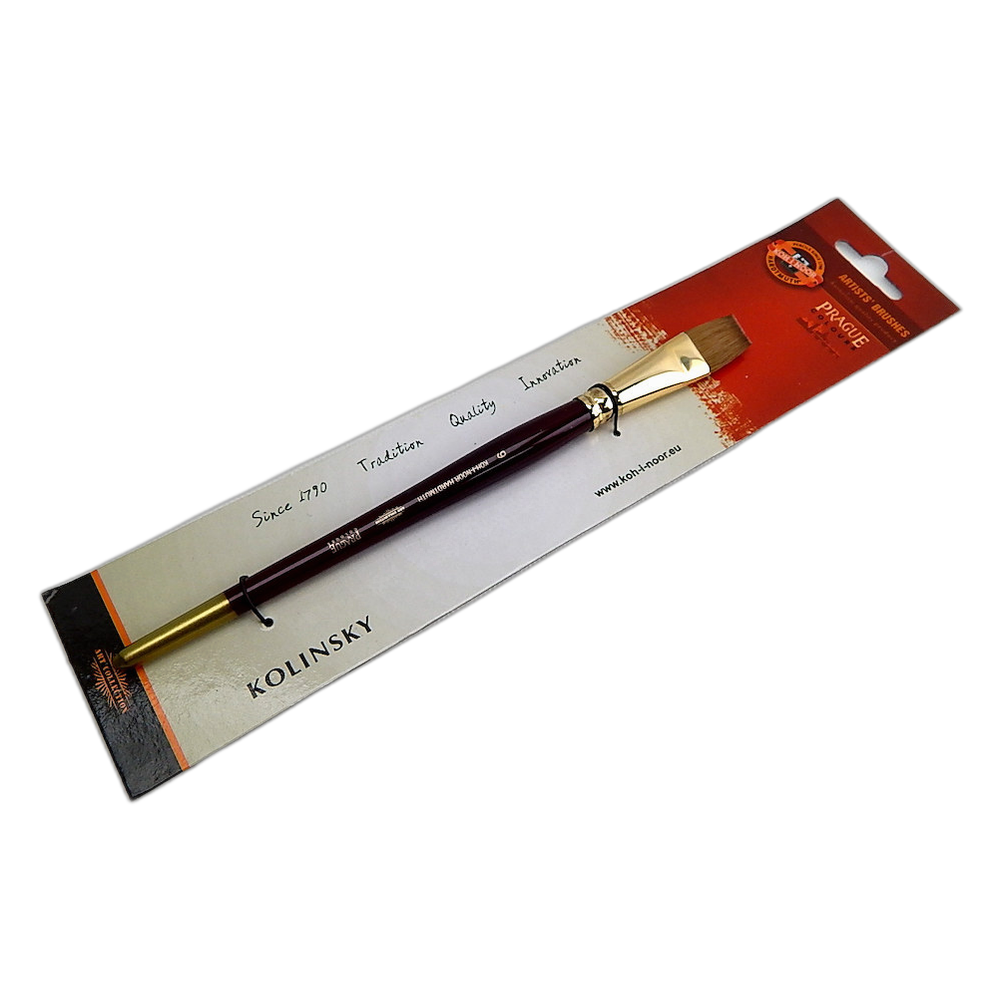 Koh-i-Noor Kolinsky Sable Flat Brush 9936 Size 9