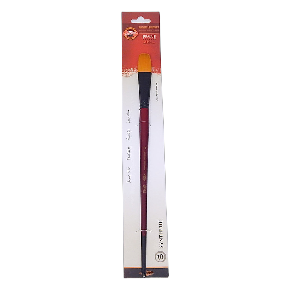 Koh-i-Noor Synthetic Artist Oval Filbert Brush 9936 Size 10