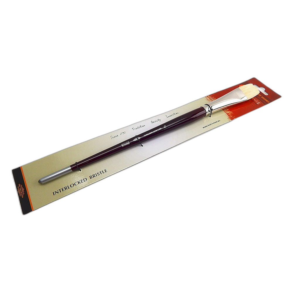 Koh-i-Noor Hog Bristle Long Flat Bright Brush 9936 Size 12