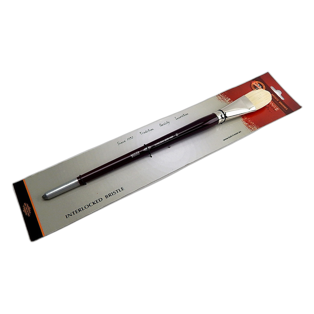Koh-i-Noor Hog Bristle Oval Filbert Brush 9936 Size 14