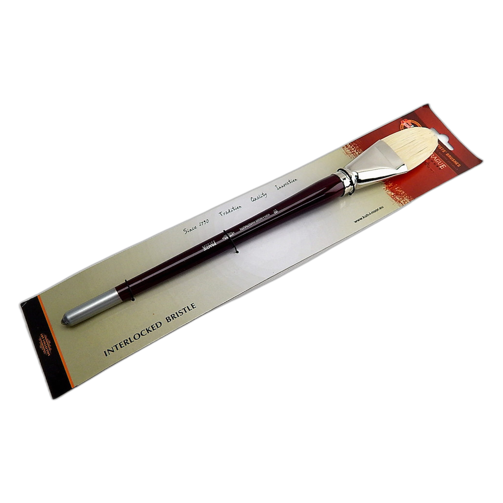 Koh-i-Noor Hog Bristle Oval Filbert Brush 9936 Size 18