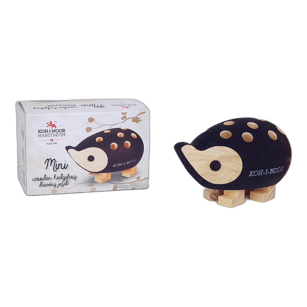 Koh-i-Noor Jezek Wooden Hedgehog 9960S Mini Brown without Pencils