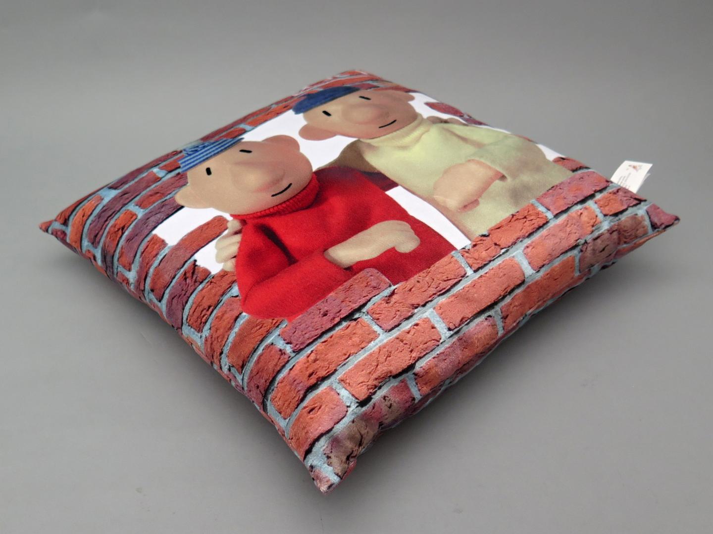 Pillow Double-sided 30x30 Cm, Pat And Mat, Wall
