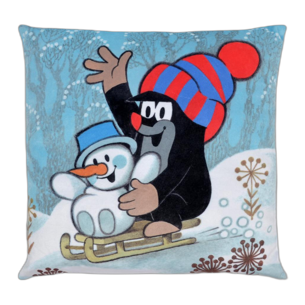 Little Mole pillow 30×30 cm, winter