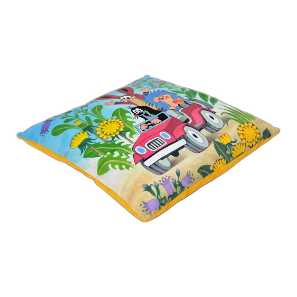 Little Mole pillow 30×30 cm, jeep