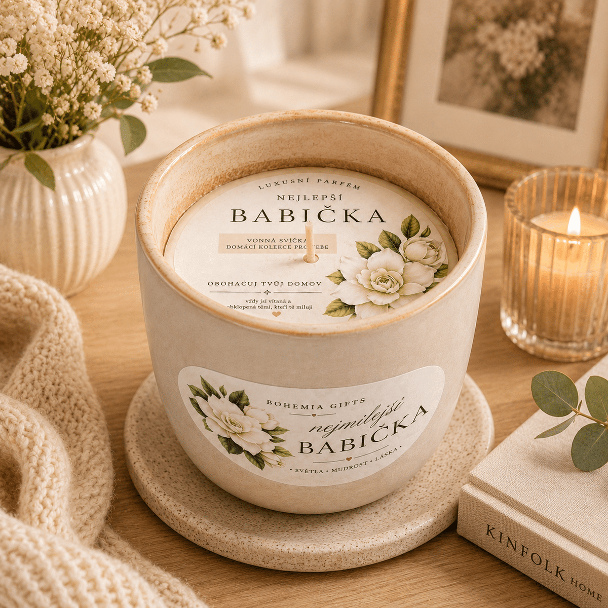 Scented Ceramic Candle 200 g – Dearest Grandma