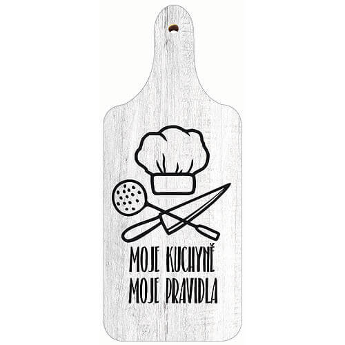 Decorative Kitchen Board 28 cm – My Kitchen, My Rules