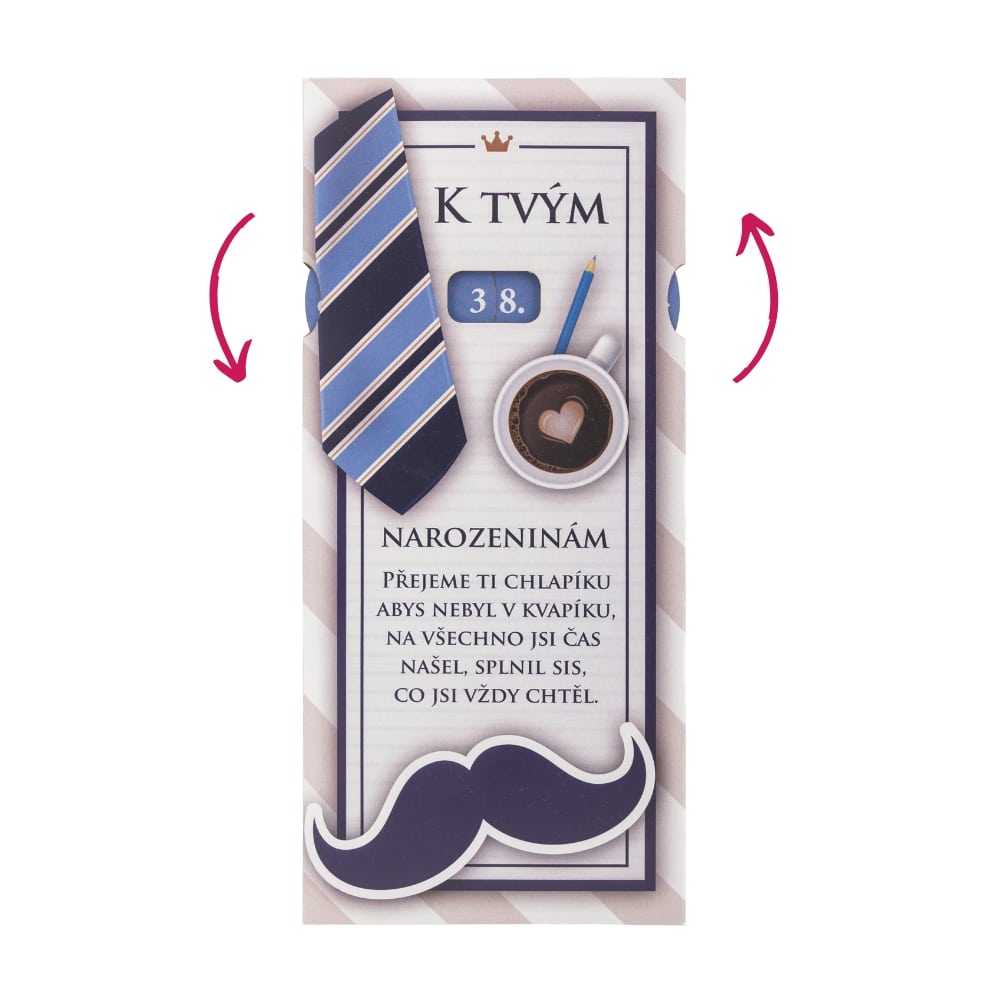 Interactive Milk Chocolate Birthday Gift for Men, 100 g