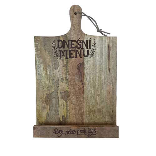 Wooden Cookbook and Tablet Stand – Today's Menu
