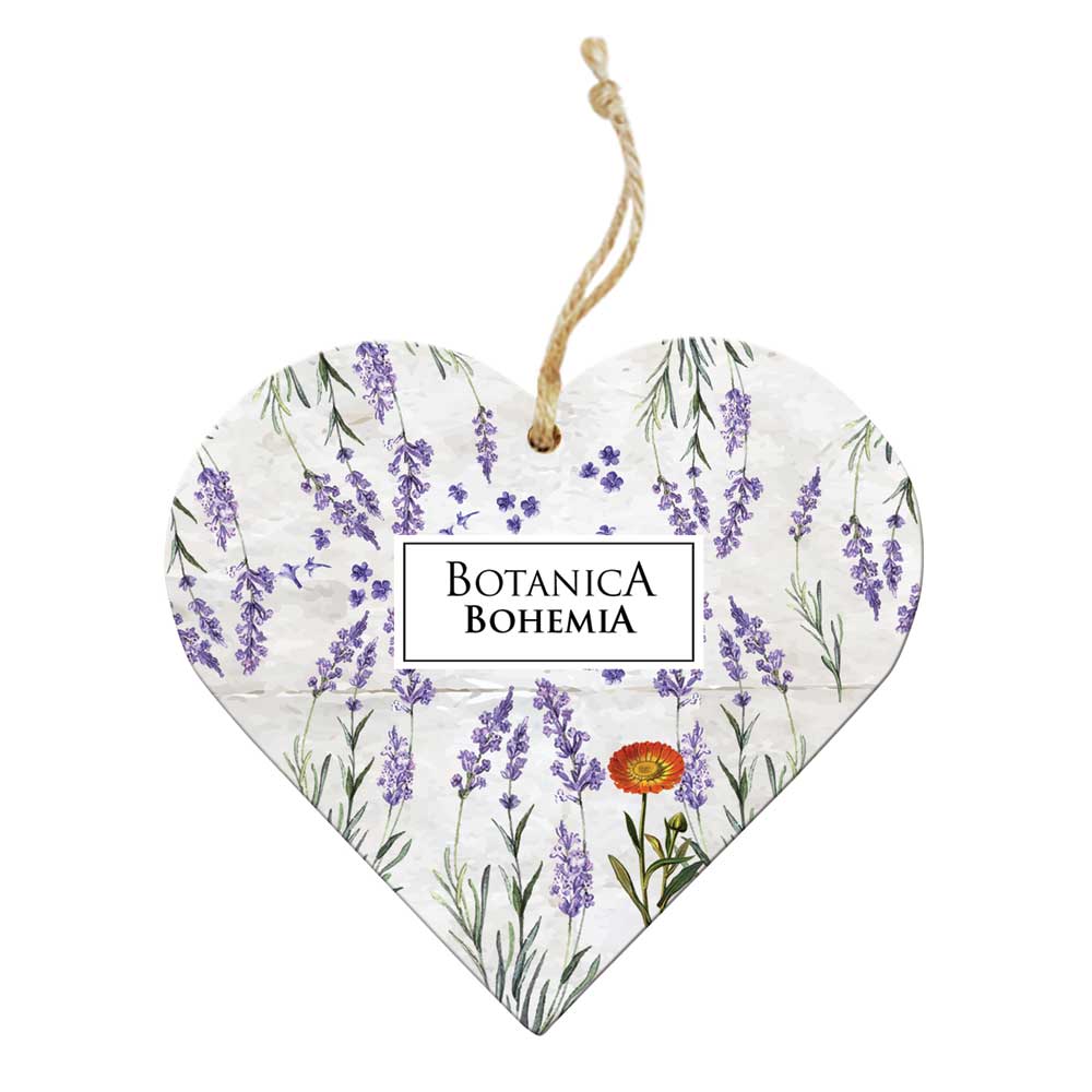 Lavender-Scented Wooden Heart for Laundry
