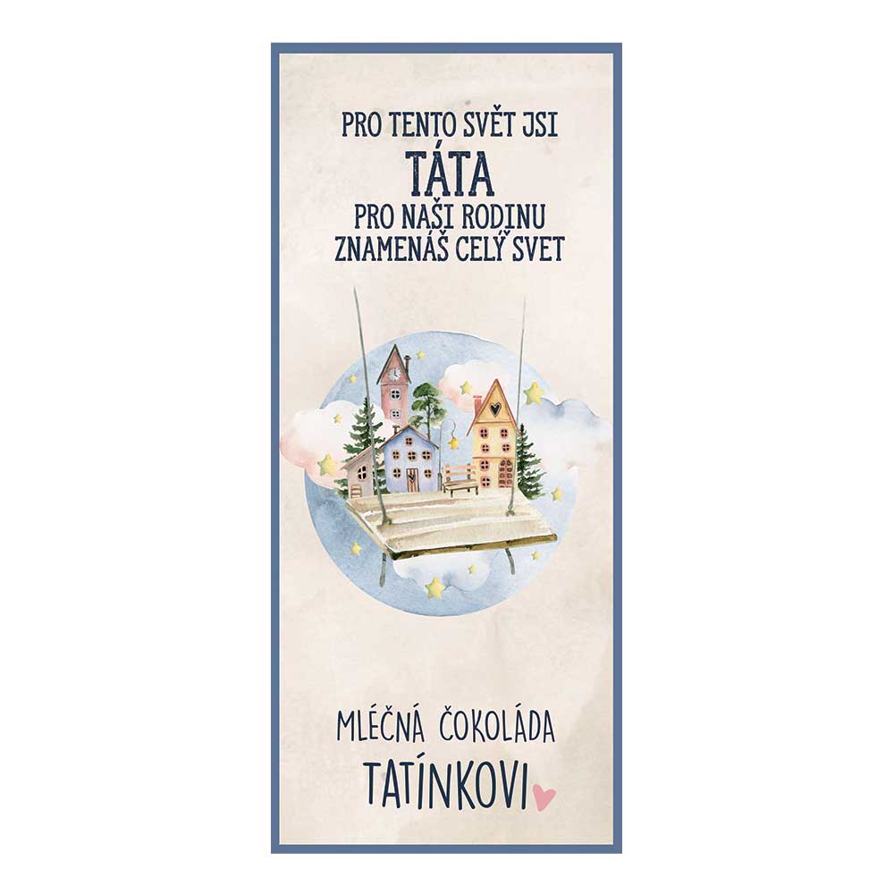 Gift Milk Chocolate for Dad, 100 g