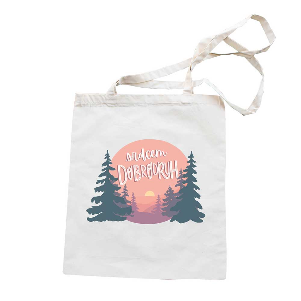 Cotton Tote Bag 42 x 38 cm – Adventurer at Heart