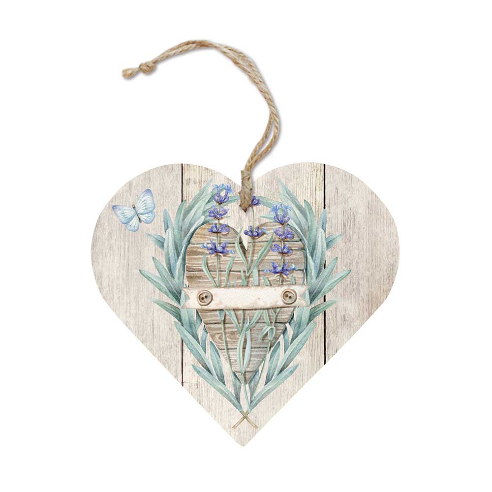 Lavender Scented Wooden Heart