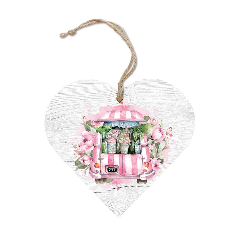 Wooden Scented Heart 7.5 cm – Flower Market