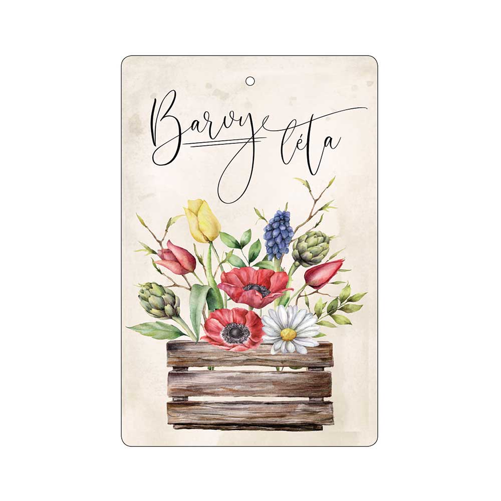 Large Scented Card 10.5 x 16 cm – Colors of Summer