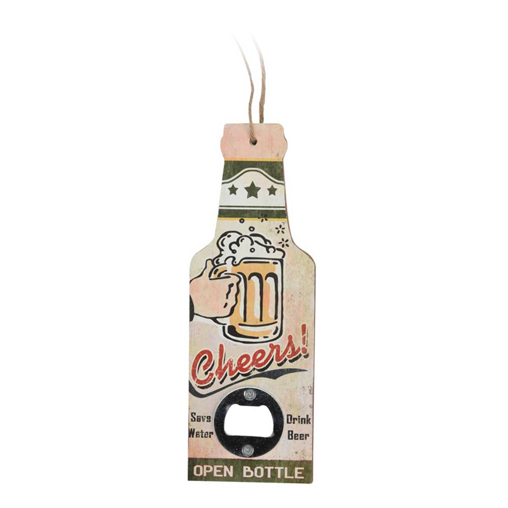 Wooden Bottle Opener – Pint Glass
