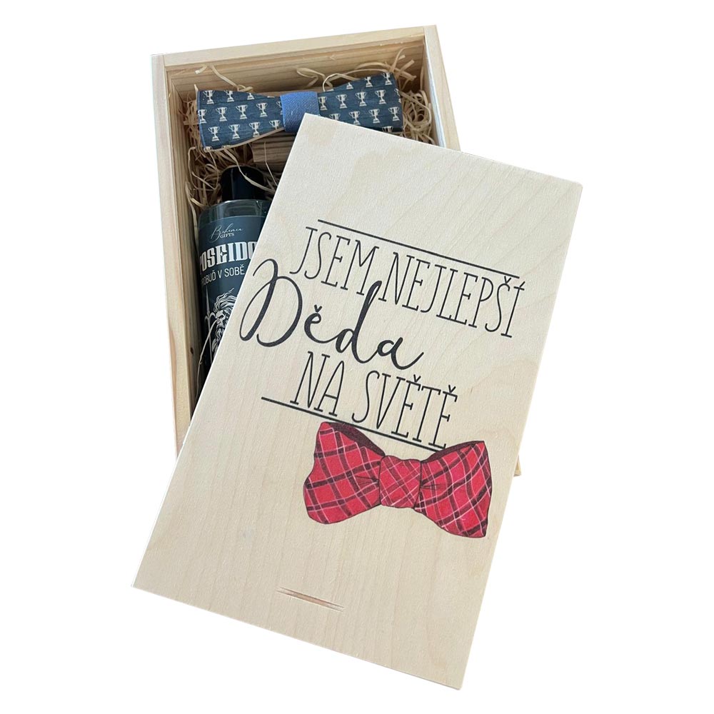 Small Wooden Gift Box – Best Grandpa in the World