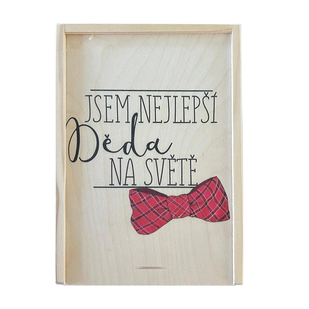 Small Wooden Gift Box – Best Grandpa in the World