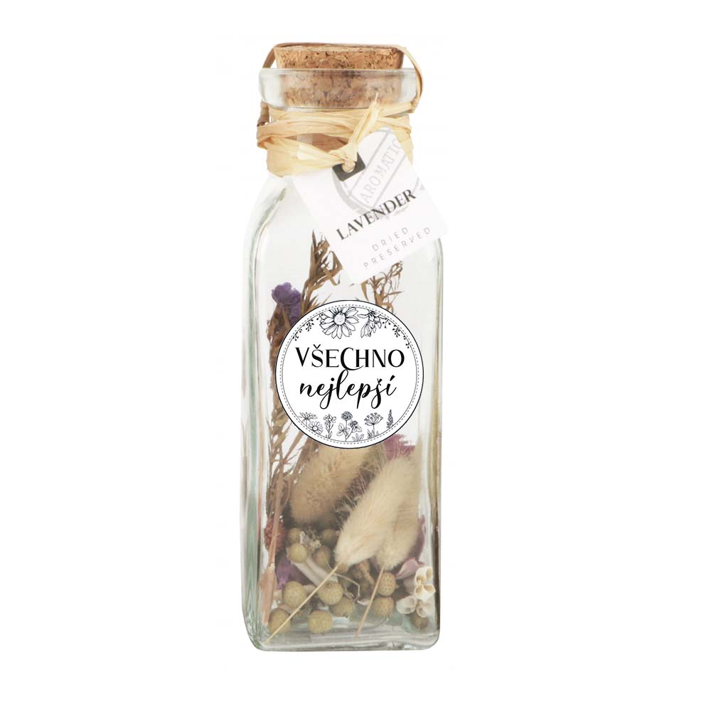 Scented Potpourri in Glass – Happy Birthday
