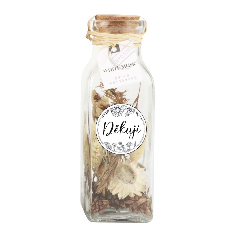 Scented Potpourri in Glass – Thank You