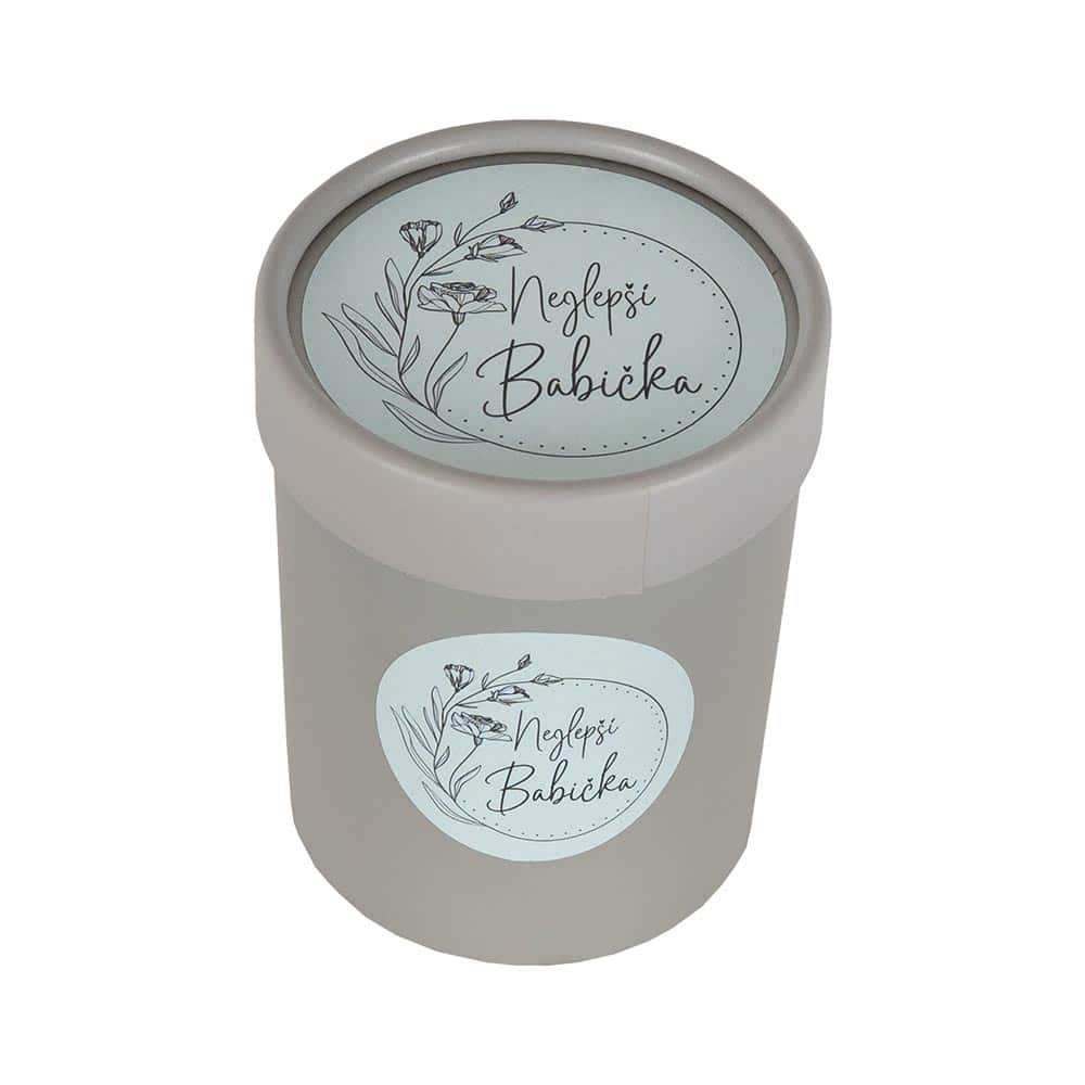 Scented Candle for the Best Grandmother in Gift Box, 200 g