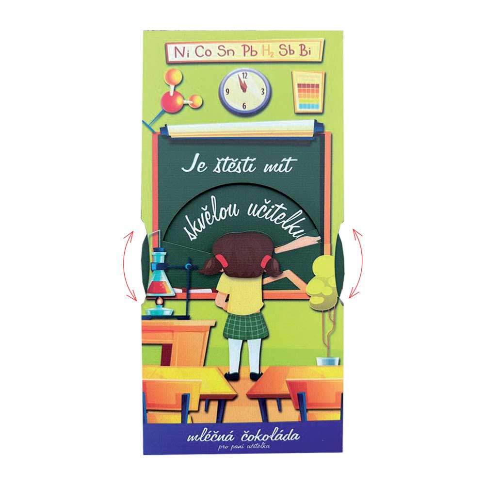 Milk Chocolate for a Female Teacher from a Girl
