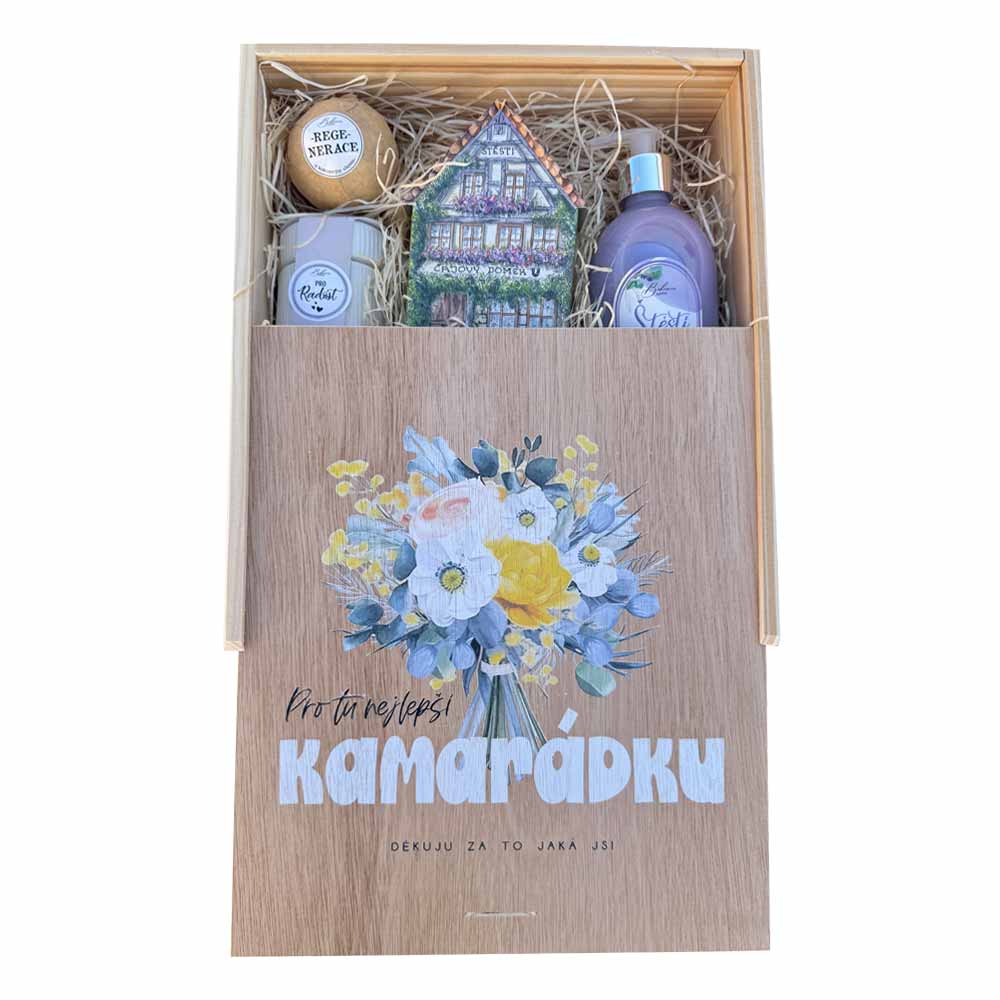 XXL Wooden Gift Crate for the Best Friend