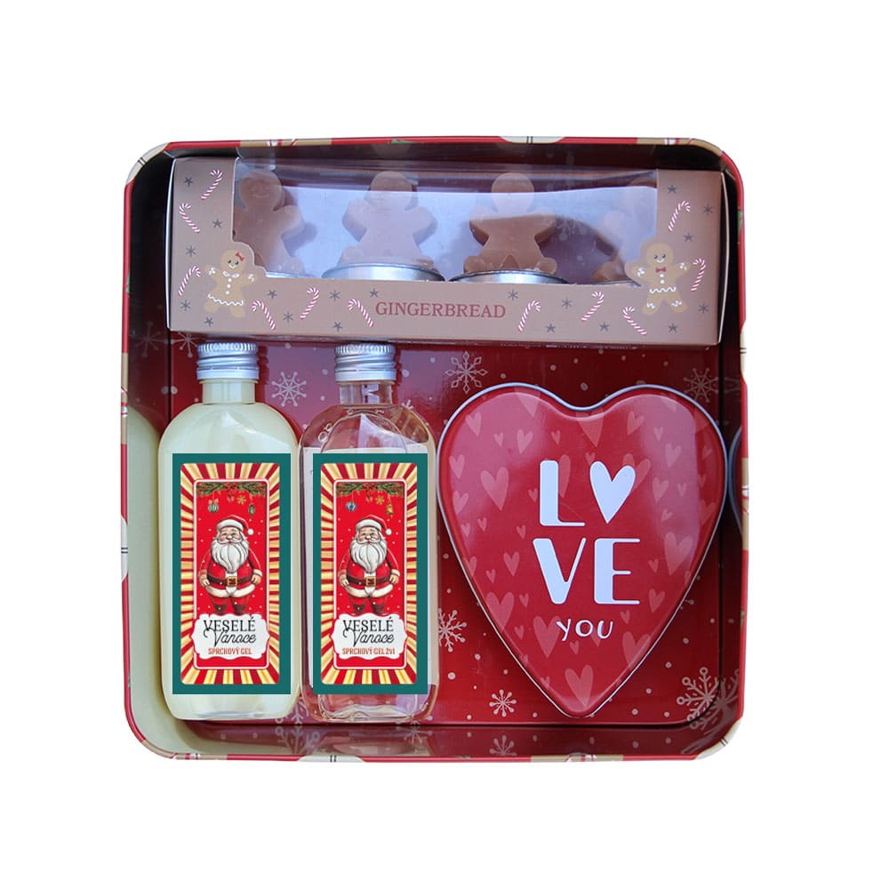 Christmas Gift Set in a Tin Box – Santa