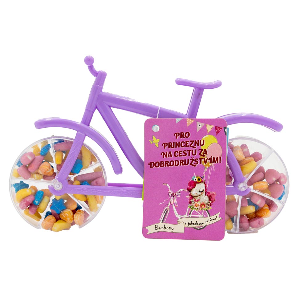 Strawberry-Flavoured Candies 55 g – Purple Wheel for a Princess