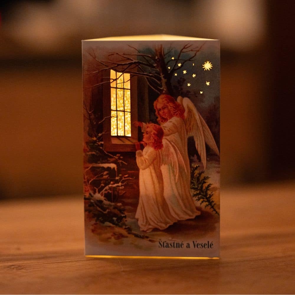 Decorative Paper Candle Holder for LED Candle – Angel