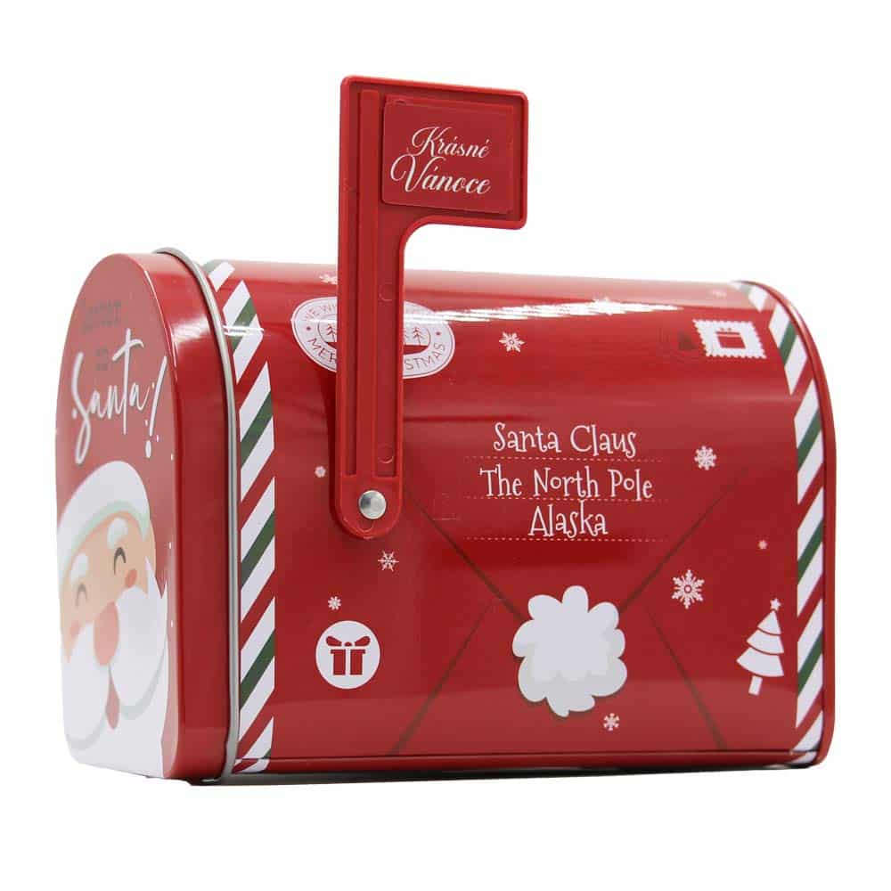 Christmas Mailbox with Coconut Candies