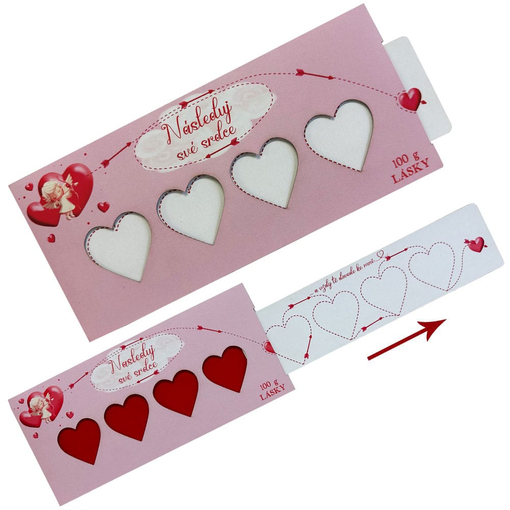 Interactive Milk Chocolate for Loved Ones – Follow Your Heart