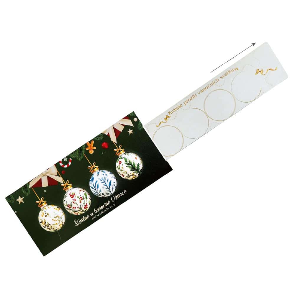 Interactive Christmas Milk Chocolate 100 g – Happy and Colourful Christmas