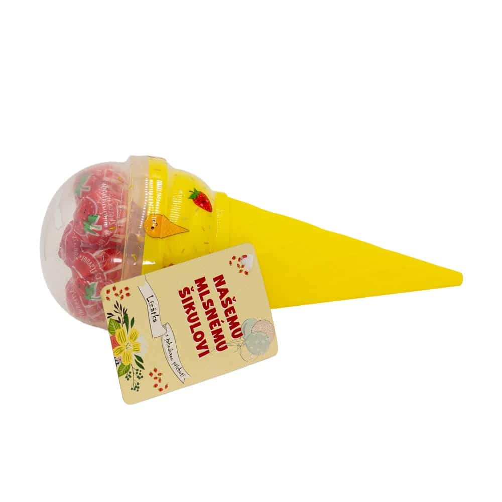 Lollipops in a Cone with Piggy Bank – For Our Sweet Little Helper