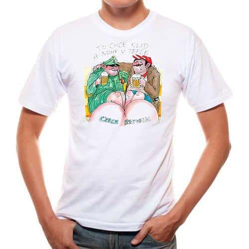 Pivrnec T-shirt – Keep Calm and Keep Your Feet Warm