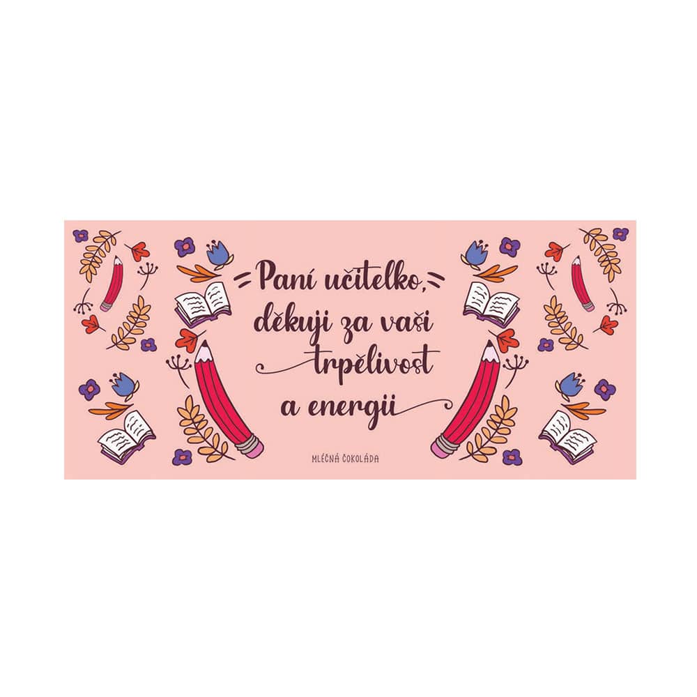 100 g Milk Chocolate Gift for a Female Teacher
