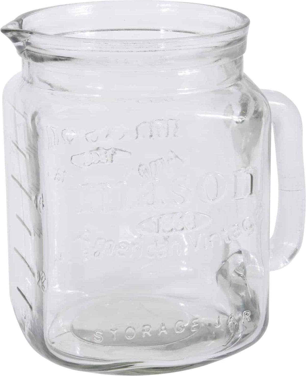 Glass Mason Jug