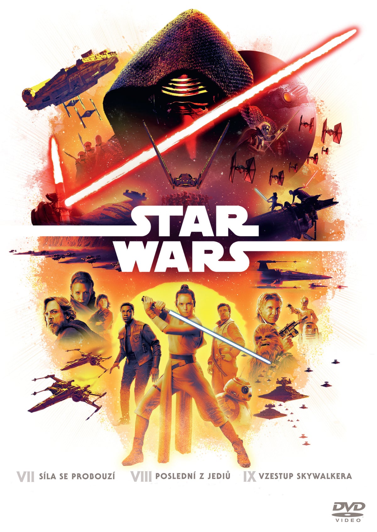 Star Wars Episodes VII–IX / Star Wars epizody VII-IX kolekce 3 DVD