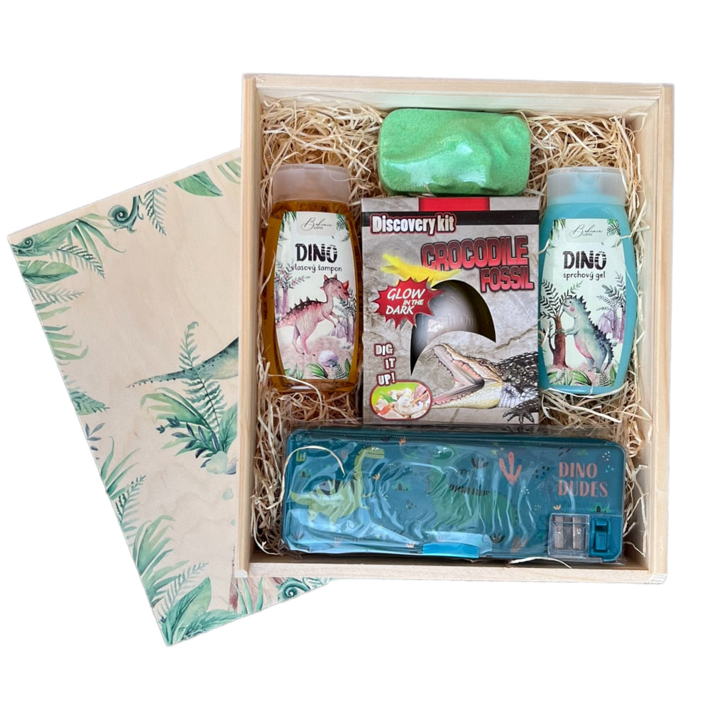 Wooden Gift Box for Children – Dinosaurs