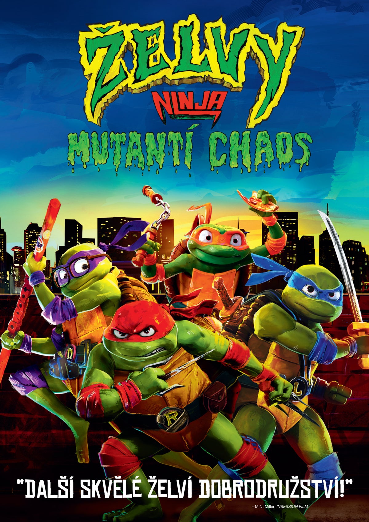 Teenage Mutant Ninja Turtles: Mutant Mayhem / Zelvy Ninja: Mutanti chaos DVD