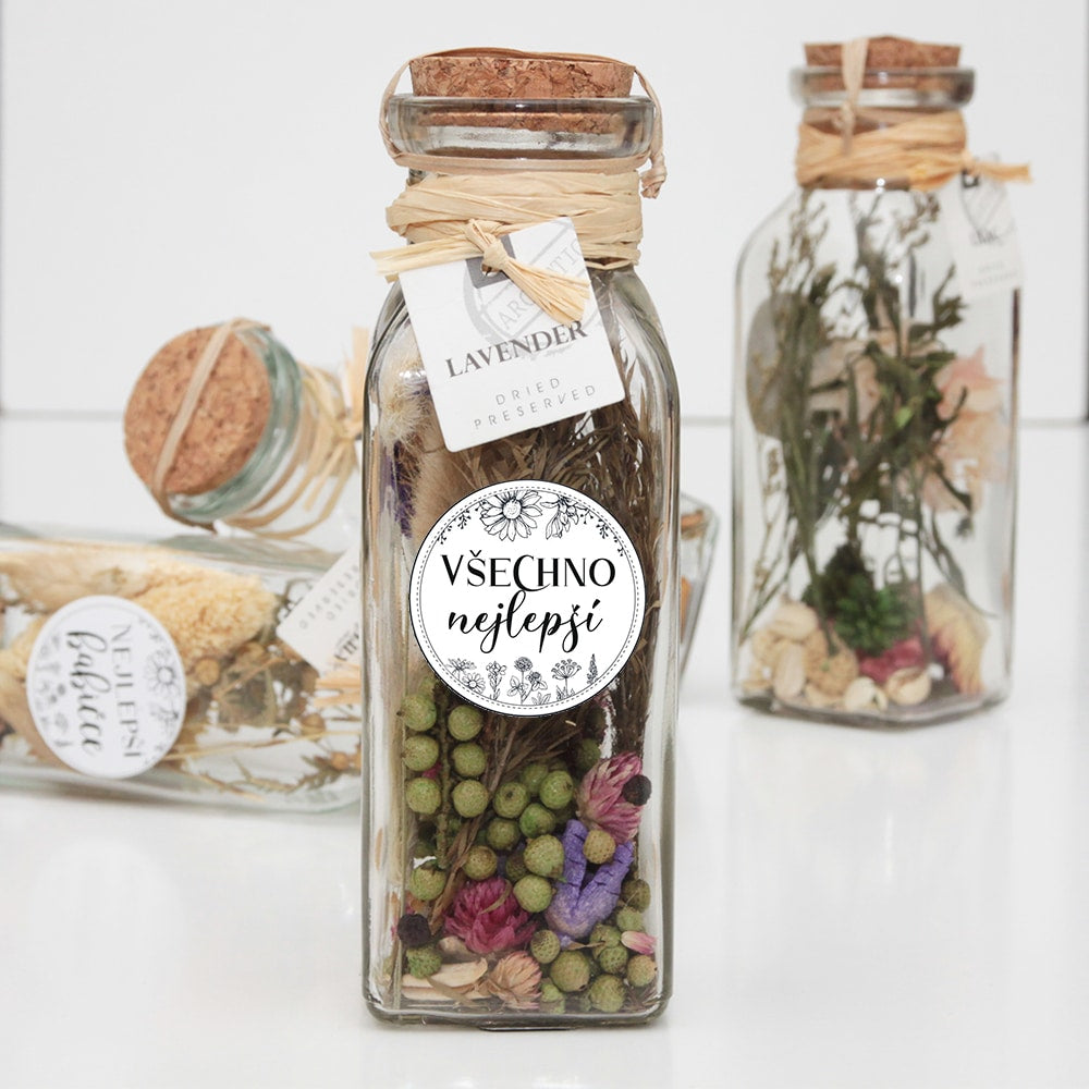Scented Potpourri in Glass – Happy Birthday
